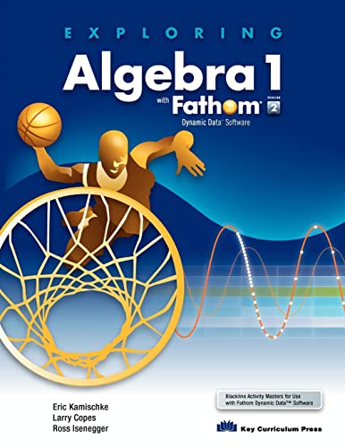 Imagen de archivo de Exploring Algebra 1 with Fathom V2 a la venta por HPB-Red