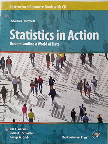 Stock image for Statistics in Action: Understanding a World of Data, Instructor's Resource Book with CD/ROM (Advanced Placement) for sale by Walker Bookstore (Mark My Words LLC)