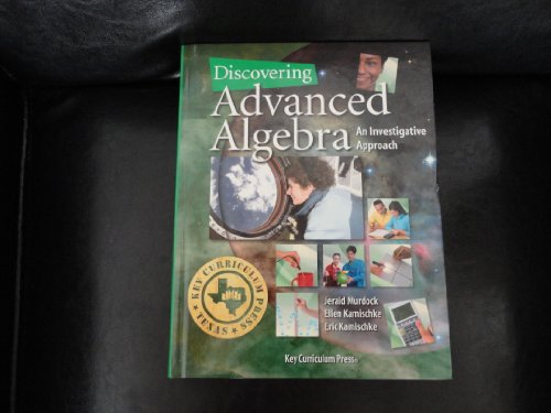 Imagen de archivo de Discovering Advanced Algebra: An Investigative Approach a la venta por HPB-Red
