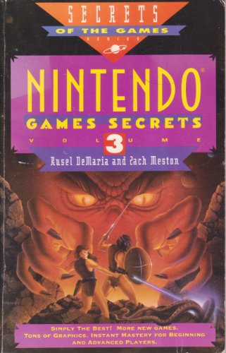 Beispielbild fr Nintendo Games Secrets, Volume 3 (Secret of the Game Series) zum Verkauf von HPB-Emerald