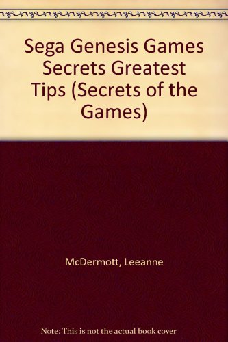 Beispielbild fr Sega Genesis Games Secrets Greatest Tips zum Verkauf von Irish Booksellers