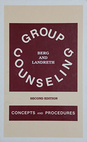 Beispielbild fr Group Counseling : Concepts and Procedures zum Verkauf von Better World Books