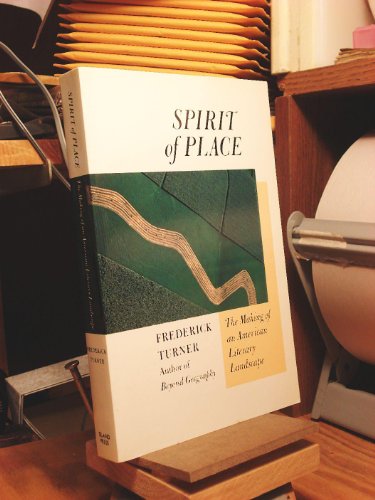 Imagen de archivo de Spirit of Place : The Making of an American Literary Landscape a la venta por Better World Books