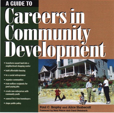9781559637503: A Guide to Careers in Community Development