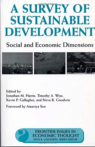 Imagen de archivo de A Survey of Sustainable Development: Social and Economic Dimensions (Frontier Issues in Economic Thought): 6 a la venta por WorldofBooks