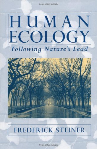 Stock image for Human Ecology : Following Nature's Lead for sale by Better World Books