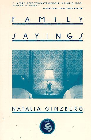 Family Sayings (9781559700276) by Ginzburg, Natalia