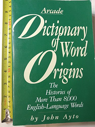 Beispielbild fr Dictionary of Word Origins : Histories of More Than 8,000 English-Language Words zum Verkauf von Better World Books