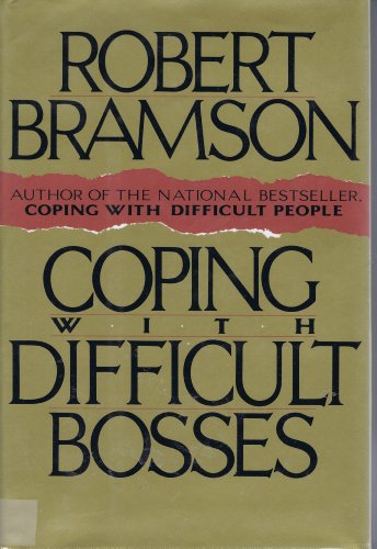 Imagen de archivo de Coping W/Difficult Bosses a la venta por ThriftBooks-Dallas