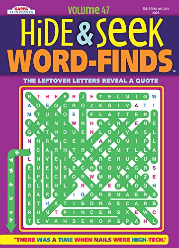 Stock image for Hide & Seek Word-Finds Puzzle Book-Word Search for sale by Books Unplugged