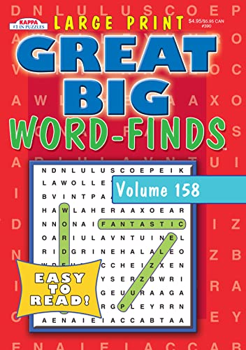 Stock image for Great Big Word-Finds Puzzle Book-Word Search for sale by GF Books, Inc.