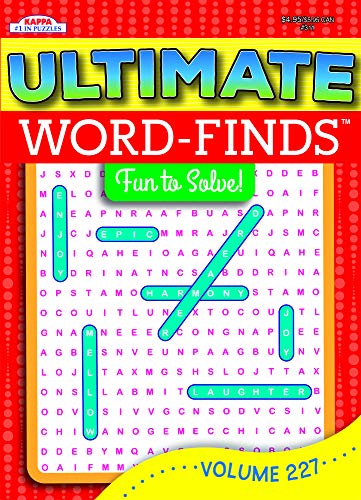 Ultimate Word-Finds Word Search Puzzle Book-Volume 227 (9781559930666) by Kappa Books Publishers