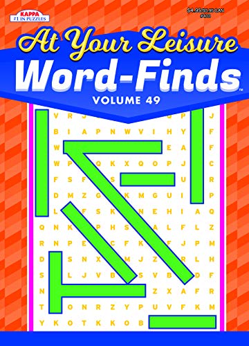 Beispielbild fr At Your Leisure Word-Finds Puzzle Book-Word Search Volume 49 zum Verkauf von GF Books, Inc.