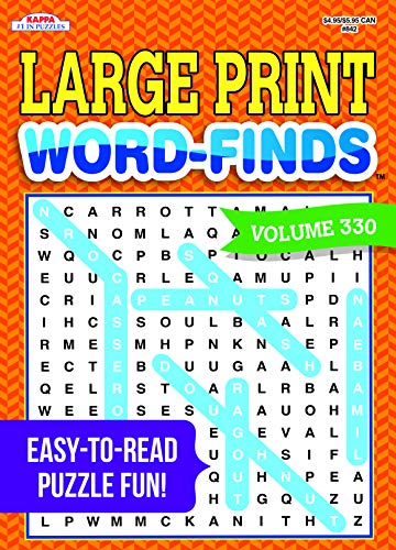 Large Print Word-Finds Puzzle 330 - Kappa Books Publishers: 9781559931410 -