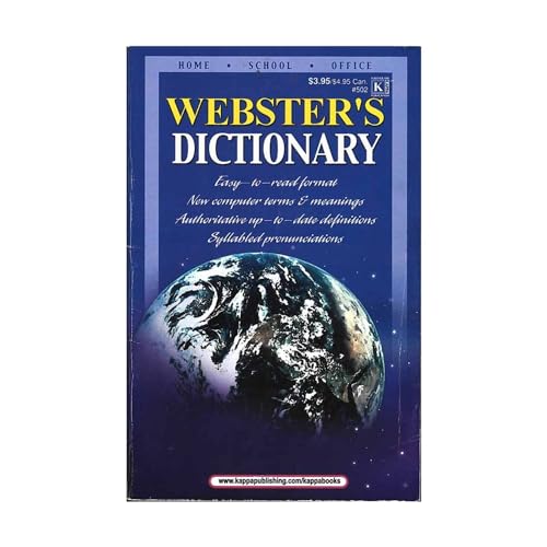 Beispielbild fr Webster's Dictionary zum Verkauf von Better World Books