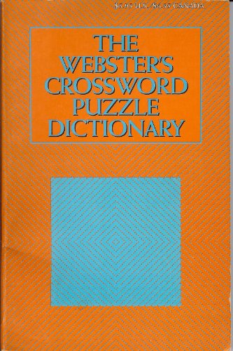 Stock image for The Webster's Crossword Puzzle Dictionary for sale by St Vincent de Paul of Lane County