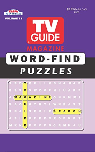 TV Guide Word Find Puzzle Book-Word Search Volume 71 (9781559934466) by Kappa Books Publishers