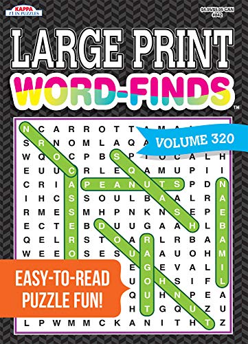 Large Word-Finds Puzzle Book-Word Search Volume 320 - Kappa Books Publishers: AbeBooks