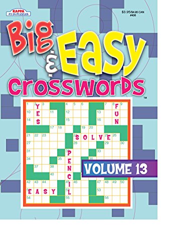 Big & Easy Crosswords Volume 13 (9781559935777) by Kappa Books Publishers