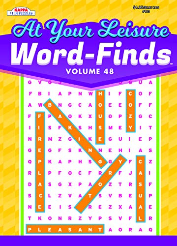 Stock image for At Your Leisure Word-Finds Puzzle Book-Word Search Volume 48 for sale by Books Unplugged