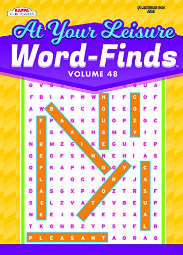 9781559935838: At Your Leisure Word-Finds Puzzle Book-Word Search Volume 48
