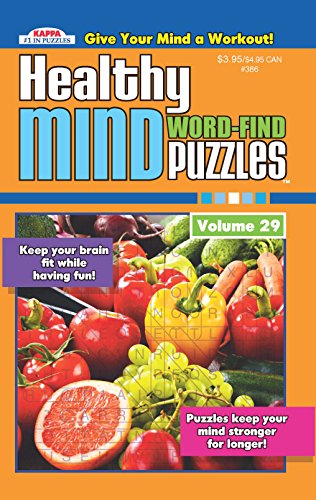 Imagen de archivo de Healthy Mind Word Find Puzzle Book-Word Search Volume 29 a la venta por Books Unplugged
