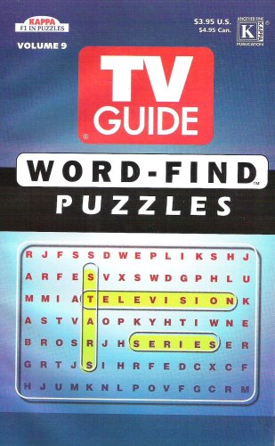 Stock image for TV GUIDE Word Find Puzzles (Volume 9) for sale by Irish Booksellers