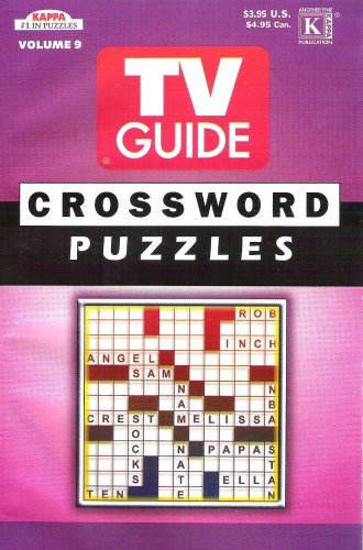 Stock image for TV GUIDE Crossword Puzzles (Volume 9) for sale by KuleliBooks