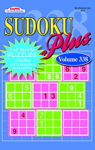 Sudoku Plus Puzzle Book-Volume 338 (9781559936934) by Kappa Books Publishers