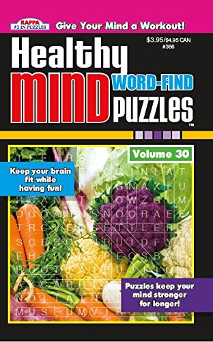 Beispielbild fr Healthy Mind Word-Finds Puzzle Book-Word Search Volume 30 zum Verkauf von GF Books, Inc.