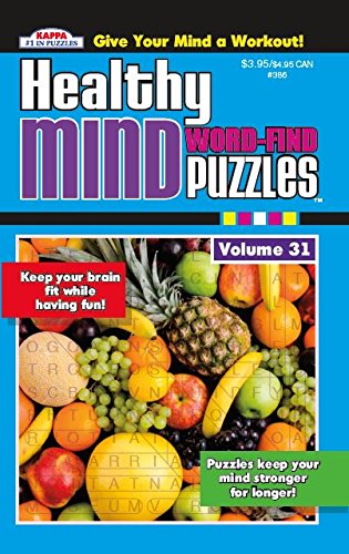 Stock image for Healthy Mind Word-Finds Puzzle Book-Word Search Volume 31 for sale by GF Books, Inc.