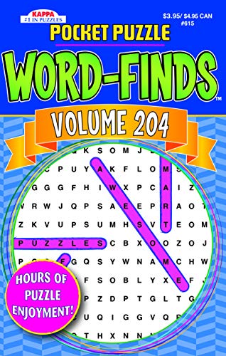 merk op Verstenen Passend Pocket Puzzle Word Finds Puzzle Book-Word Search Volume 204 - Kappa Books  Publishers: 9781559938662 - AbeBooks