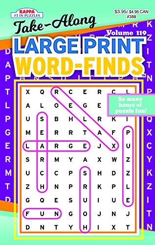 Imagen de archivo de Take-Along Large Print Word Find Puzzle Book-Word Search Volume 75 a la venta por SecondSale