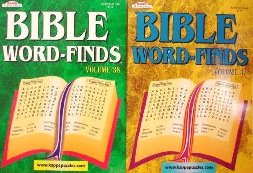 9781559939546: Bible Word-Finds Puzzle Book Set(Volume 37 & 38) (Kappa Puzzles)