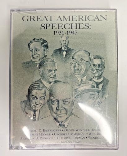 Beispielbild fr Great American Speeches Volume 3 1931 -1947 zum Verkauf von The Yard Sale Store