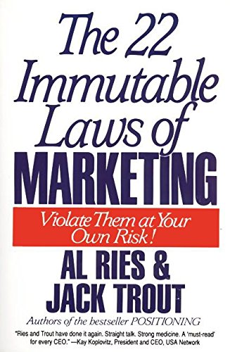 Imagen de archivo de 22 Immutable Laws of Marketing: Violate Them at Your Own Risk/Cassette a la venta por The Yard Sale Store