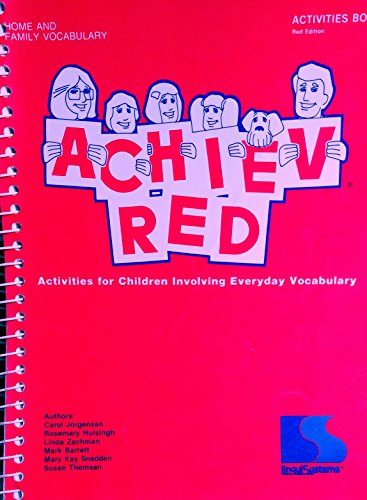 9781559990059: Achiev Red: Activities for Children Involving Everyday Vocabulary