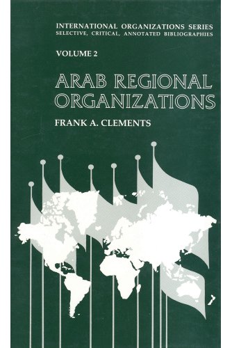 Imagen de archivo de ARAB REGIONAL ORG SERIES V2 a la venta por Library House Internet Sales