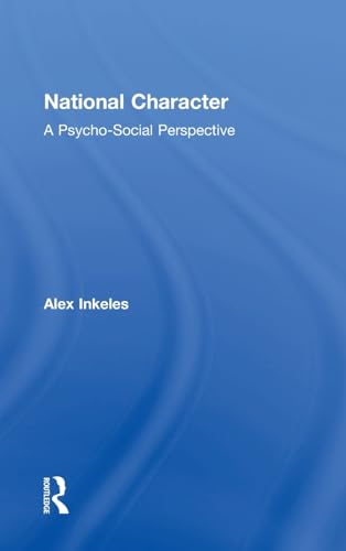 Beispielbild fr National Character: A Psycho-Social Perspective zum Verkauf von Books From California