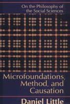 9781560003694: Microfoundations, Method, and Causation: On the Philosophy of the Social Sciences