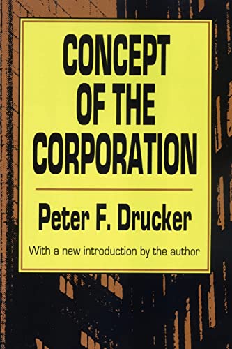 Concept of the Corporation (9781560006251) by Drucker, Peter