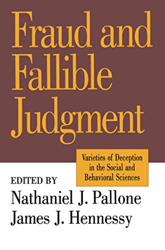 Stock image for Fraud and Fallible Judgement : Deception in the Social and Behavioural Sciences for sale by Better World Books