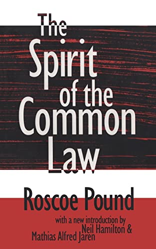 9781560009429: The Spirit of the Common Law