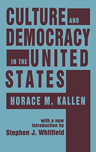 Beispielbild fr Culture and Democracy in the United States zum Verkauf von Blackwell's