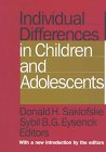 Imagen de archivo de Individual Differences in Children and Adolescents a la venta por Defunct Books