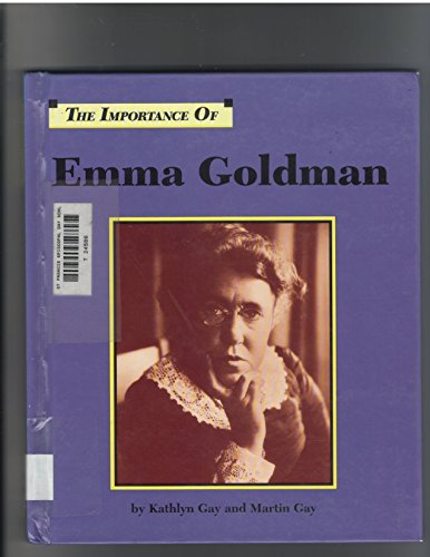 Beispielbild fr Emma Goldman zum Verkauf von Better World Books