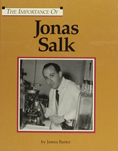 Imagen de archivo de Jonas Salk a la venta por Better World Books