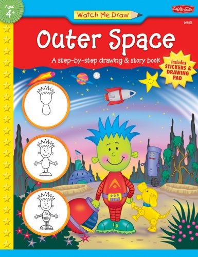 Stock image for Watch Me Draw Outer Space for sale by Books Puddle