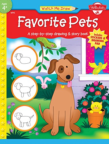 9781560109488: Favorite Pets: A Step-by-Step Drawing and Story Book for Preschoolers