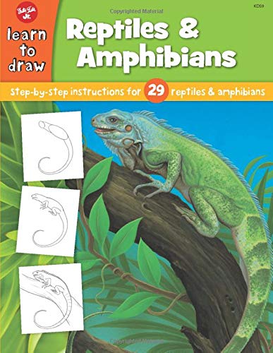 Beispielbild fr Learn to Draw Reptiles and Amphibians : Step by Step Intsructions for 29 Reptiles and Amphibians zum Verkauf von Better World Books